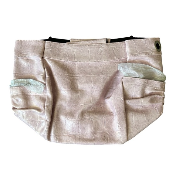 5/$25 MICHE NWT rose colored large vegan leather clutch bag - Picture 3 of 9